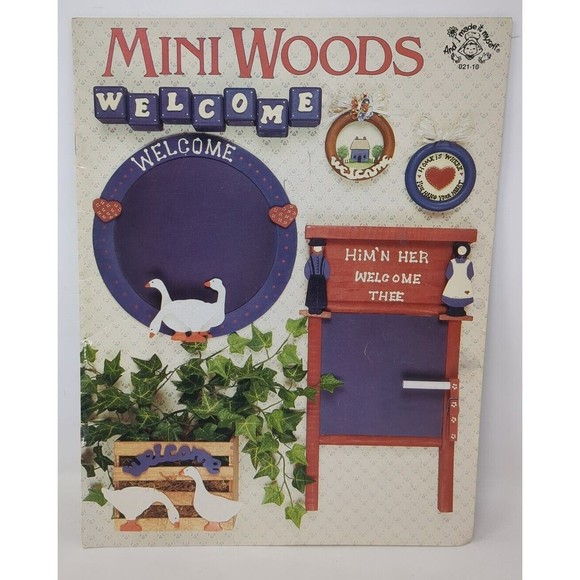 Mini‎ Wood Painting Tole Craft Art Book And I Made It Myself Mary Teager - Picture 1 of 9